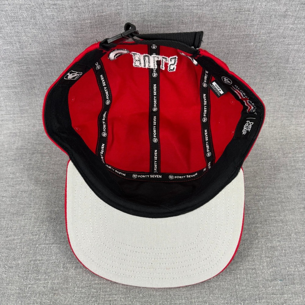 Chicago Bulls 5-Panel Hat Red '47 Strapback Global Artist Project Pete Fowler - Picture 7 of 10